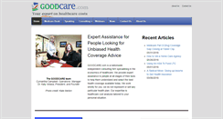 Desktop Screenshot of goodcare.com